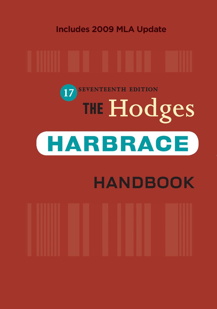 The Hodges Harbrace Handbook, 2009 MLA Update Edition (2009 MLA Update Editions),Used