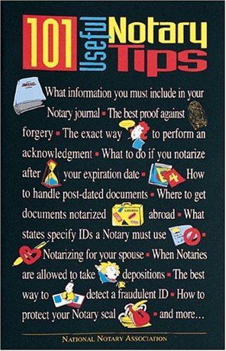 101 Useful Notary Tips,Used