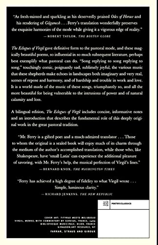 The Eclogues Of Virgil (Bilingual Edition) (English And Latin Edition),New