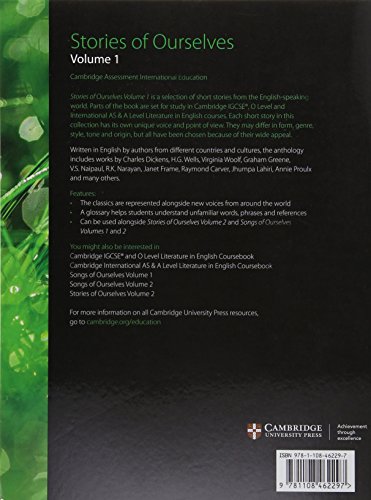 Stories of Ourselves: Volume 1: Cambridge Assessment International Education Anthology of Stories in English (Cambridge Internat,Used
