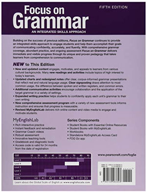 Focus On Grammar 4 With Essential Online Resources (5Th Edition),New