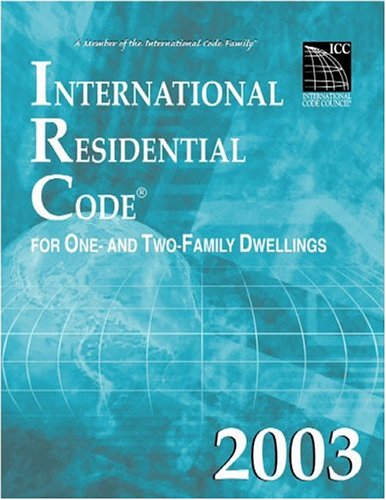 International Residential Code 2003 (International Code Council Series),New