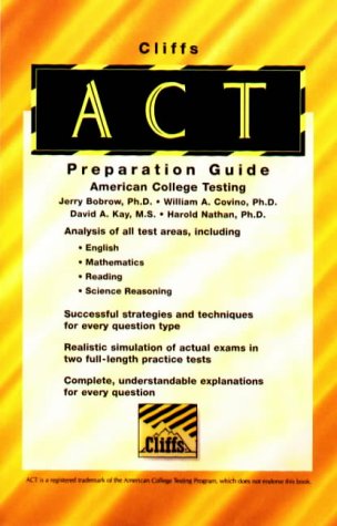Cliffs American College Testing Preparation Guide,Used