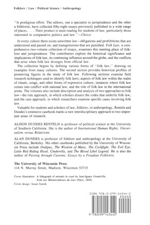 Folk Law: Essays In The Theory And Practice Of Lex Non Scripta (2 Volumes)