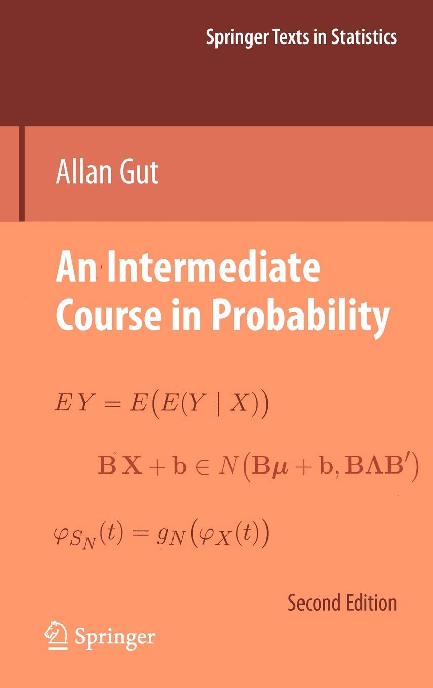 An Intermediate Course in Probability (Springer Texts in Statistics),Used