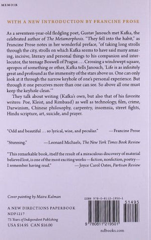 Conversations with Kafka (New Directions Paperbook),New