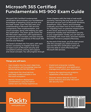 Microsoft 365 Certified Fundamentals MS900 Exam Guide: Expert tips and techniques to pass the MS900 certification exam on the ,Used