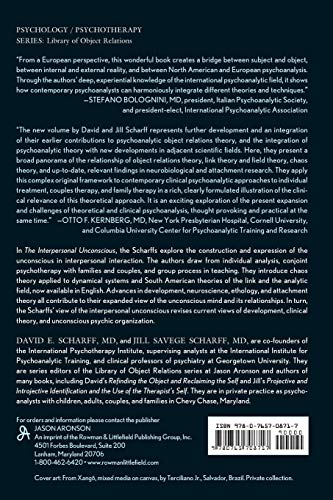 The Interpersonal Unconscious (The Library of Object Relations),Used