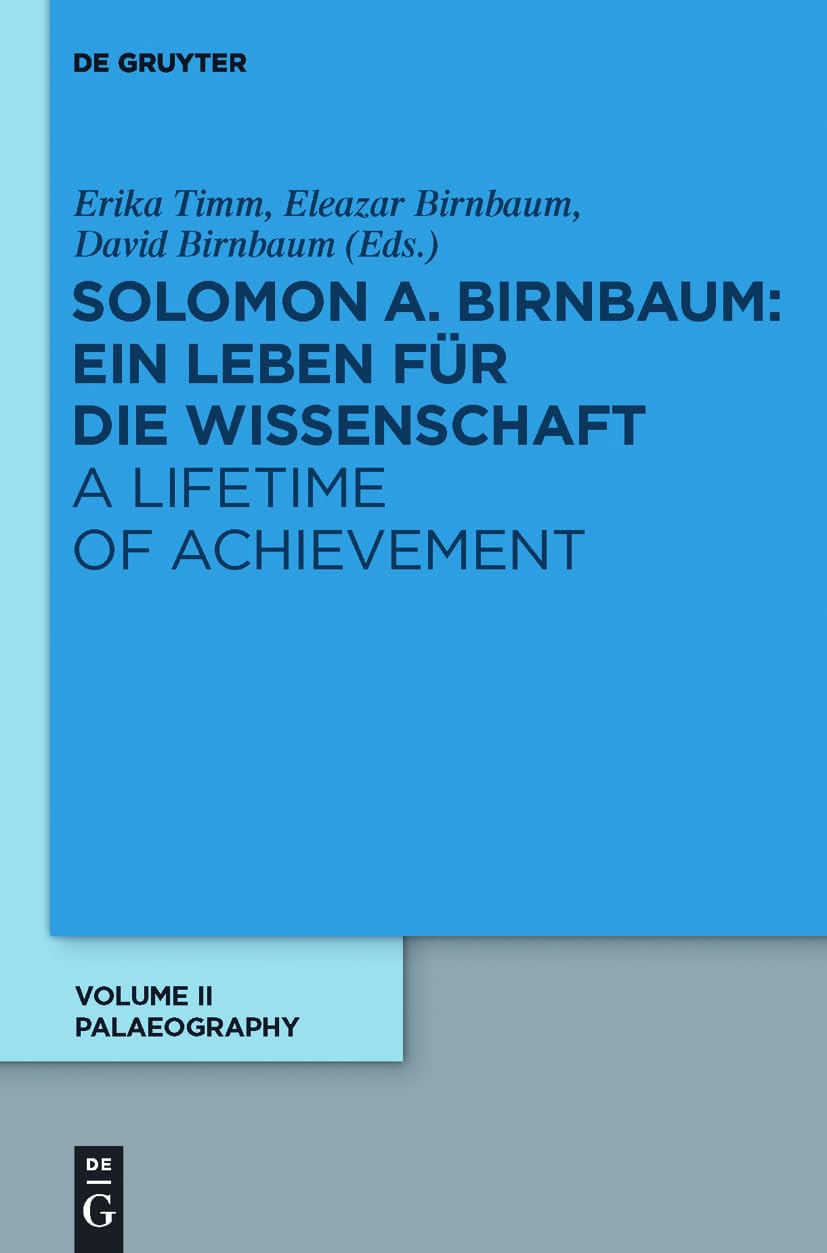 Palographie / Palaeography (German Edition),Used