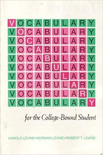 Vocabulary for the College Bound Student #R573S (3rd rev ed),Used