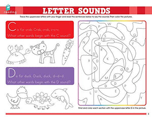 Ready to Learn: PreKindergarten SkillBuilding Workpad: Letter Sounds, Number Practice, Alphabet Writing, Counting, Shapes,Used