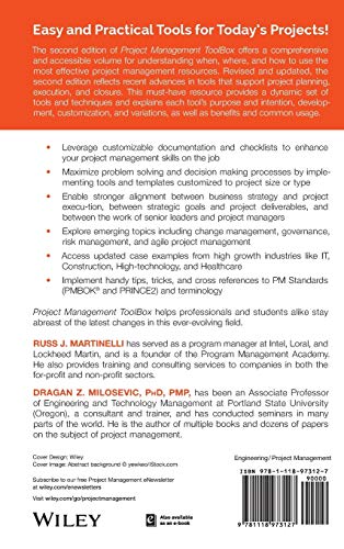 Project Management ToolBox: Tools and Techniques for the Practicing Project Manager,Used