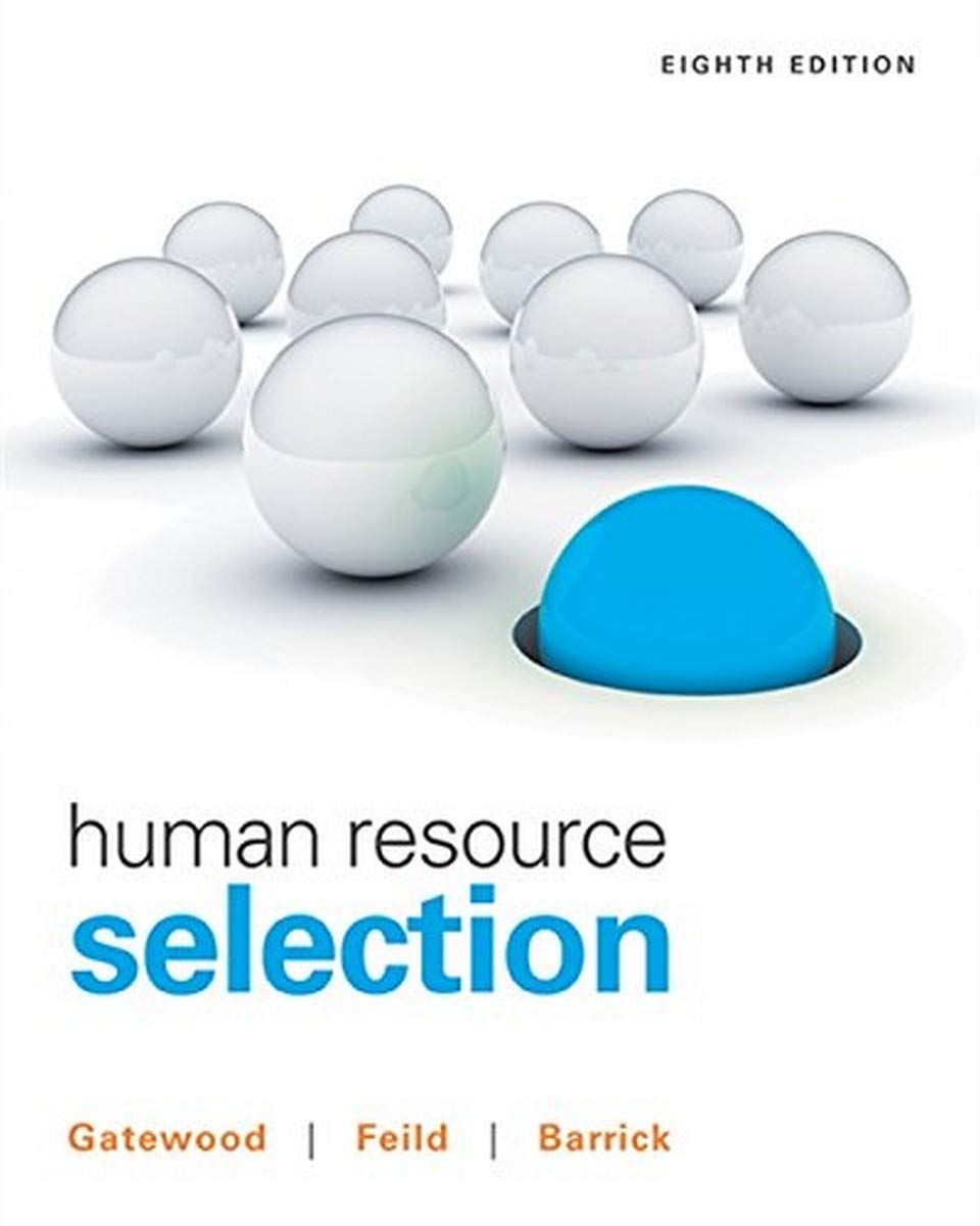 Human Resource Selection,New