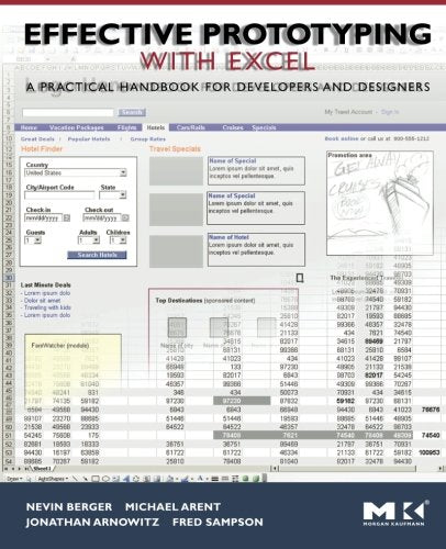 Effective Prototyping With Excel: A Practical Handbook For Developers And Designers (Interactive Technologies)