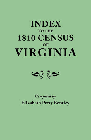 Index To The 1810 Census Of Virginia,Used
