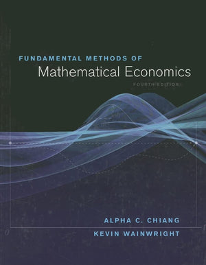 Fundamental Methods of Mathematical Economics,New