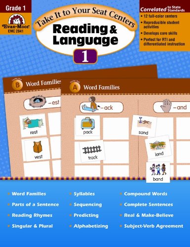 Take It to Your Seat Reading and Language Centers, Grade 1,New