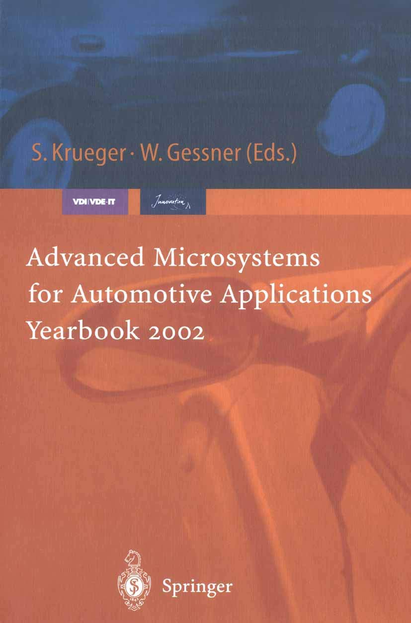 Advanced Microsystems for Automotive Applications Yearbook 2002 (VDIBuch),Used