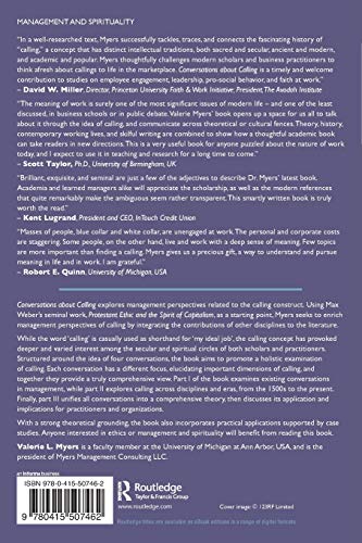 Conversations about Calling: Advancing Management Perspectives,Used