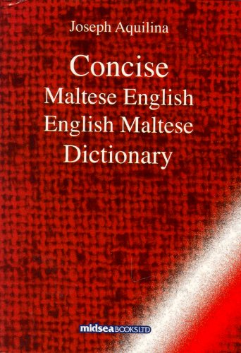 Concise Malteseenglishmaltese Dictionary,Used
