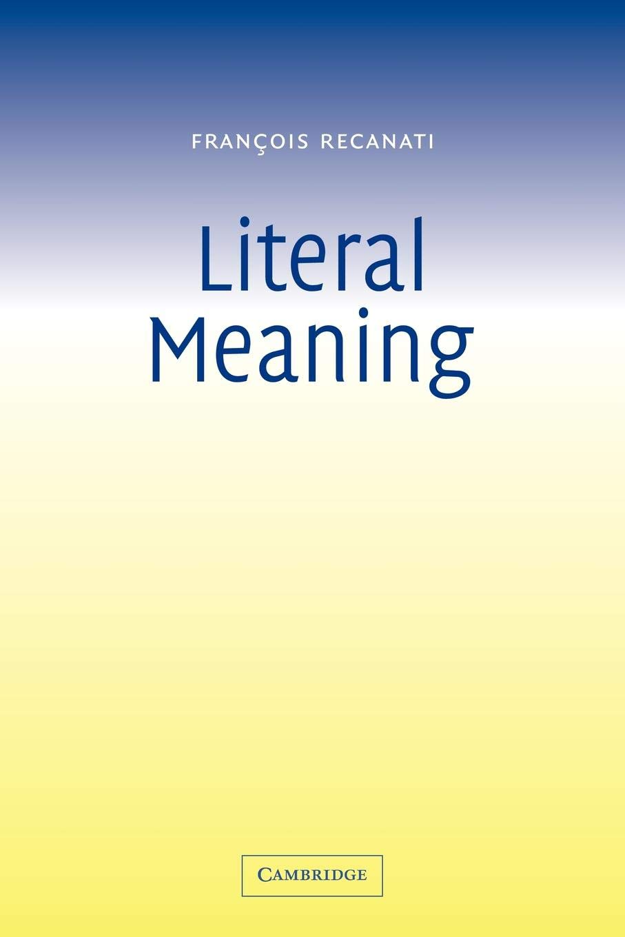 Literal Meaning,Used