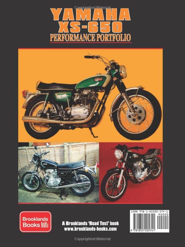Yamaha XS650 19691985 Performance Portfolio: Road Test Book,Used