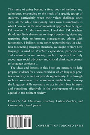 The ESL Classroom: Teaching, Critical Practice, and Community Development (Heritage),Used