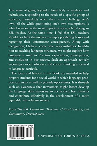 The ESL Classroom: Teaching, Critical Practice, and Community Development (Heritage),Used