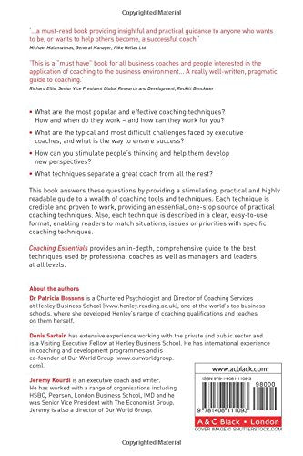 Coaching Essentials: Practical, Proven Techniques for Worldclass Executive Coaching,Used