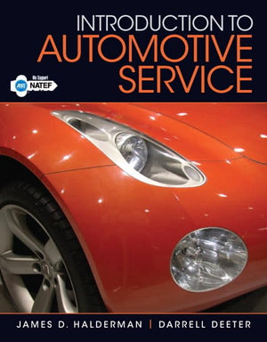 Introduction to Automotive Service (Halderman Automotive Series),Used