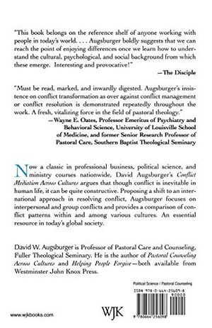 Conflict Mediation Across Cultures: Pathways and Patterns,New
