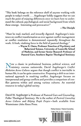 Conflict Mediation Across Cultures: Pathways and Patterns,New