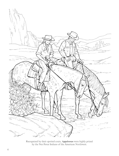 Big Book Of Horses To Color (Dover Animal Coloring Books),New