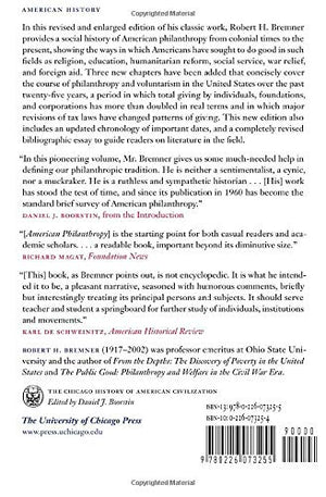 American Philanthropy (The Chicago History Of American Civilization),New
