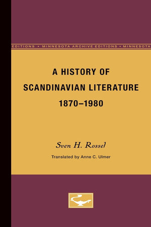 A History Of Scandinavian Literature, 18701980 (Volume 5) (The Nordic Series),Used