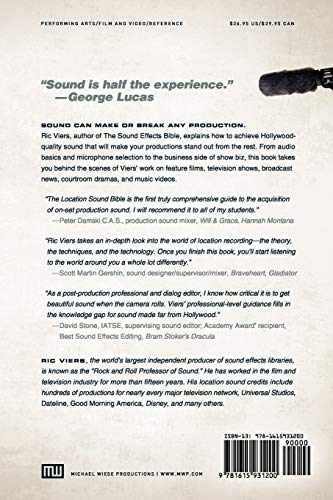 The Location Sound Bible: How to Record Professional Dialog for Film and TV,New
