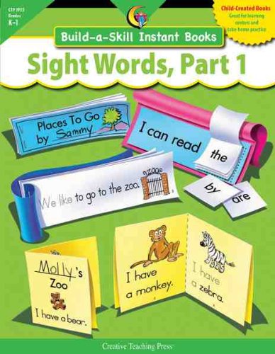 SIGHT WORDS PART 1, BUILDASKILL INSTANT BOOKS,New