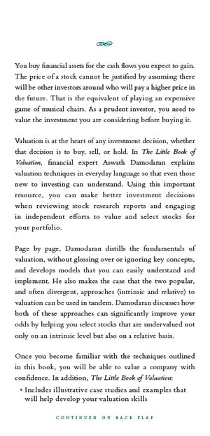 The Little Book of Valuation: How to Value a Company, Pick a Stock and Profit,New