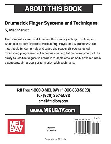 Drumstick Finger Systems and Techniques,Used