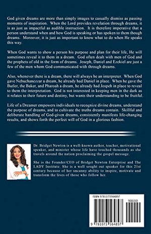 The Life of a Dreamer: Transitioning from the Pit to the Palace. Remaining steadfast in adversity when what's in you intimidates,Used