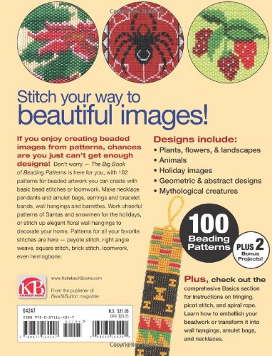 The Big Book Of Beading Patterns: For Peyote Stitch, Square Stitch, Brick Stitch, And Loomwork Designs,Used