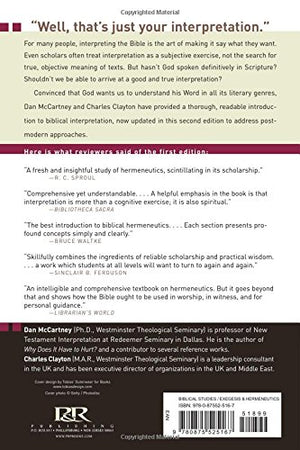 Let the Reader Understand: A Guide to Interpreting and Applying the Bible,New