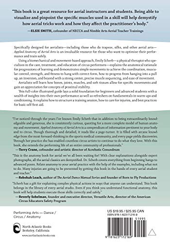 Applied Anatomy of Aerial Arts: An Illustrated Guide to Strength, Flexibility, Training, and Injury Prevention,New