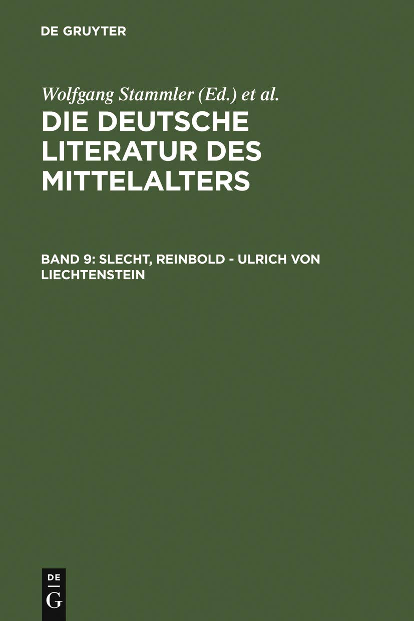 Slecht, Reinbold  Ulrich Von Liechtenstein (German Edition),Used