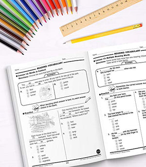 Spectrum Test Practice 2nd Grade Workbook, Math, Language Arts, Reading Comprehension, Grammar, Spelling, Vocabulary, and Writin,New