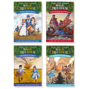 Magic Tree House Books 2124 Boxed Set: American History Quartet,Used