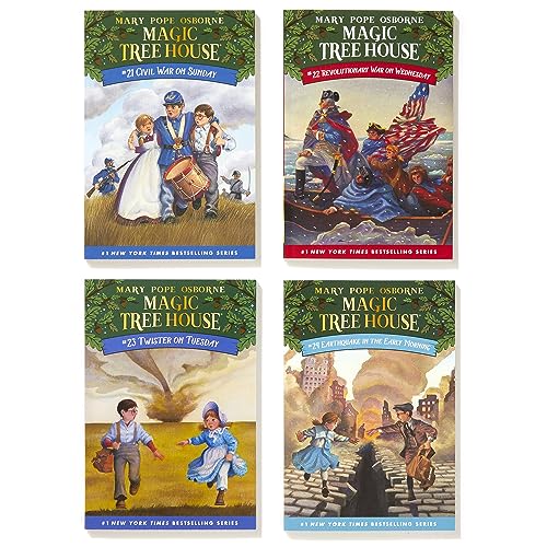 Magic Tree House Books 2124 Boxed Set: American History Quartet,Used