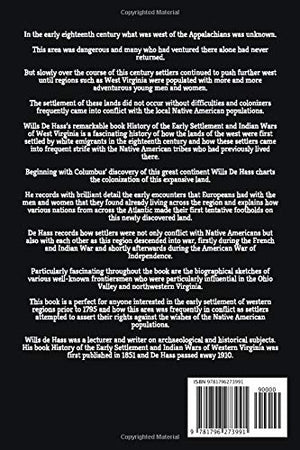 History of the Early Settlement and Indian Wars of West Virginia,Used