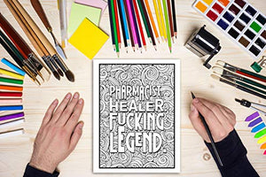 This Pharmacist Needs a Mother F*cking Beer: A Swear Word Coloring Book for Adults,Used