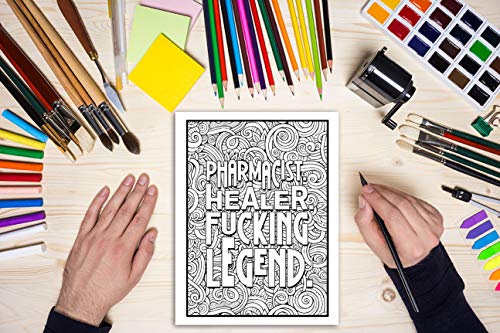 This Pharmacist Needs a Mother F*cking Beer: A Swear Word Coloring Book for Adults,Used